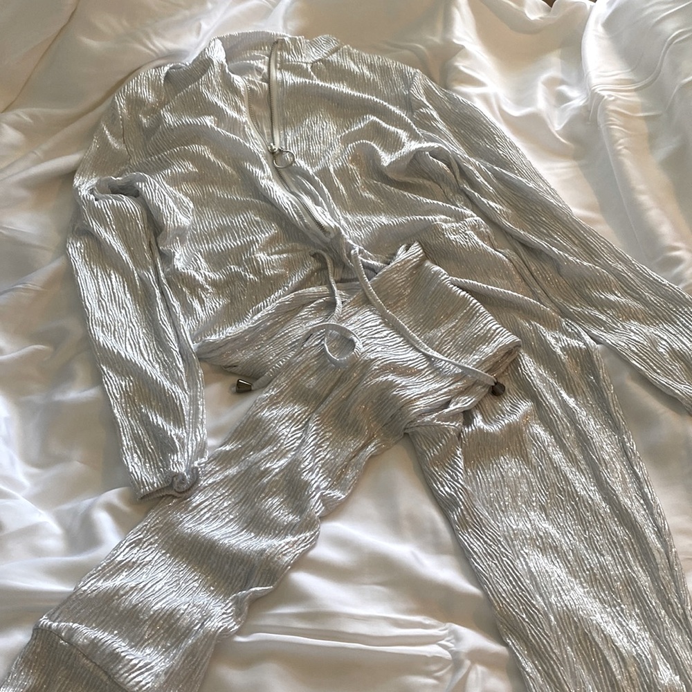 Shinny one piece jumpsuit